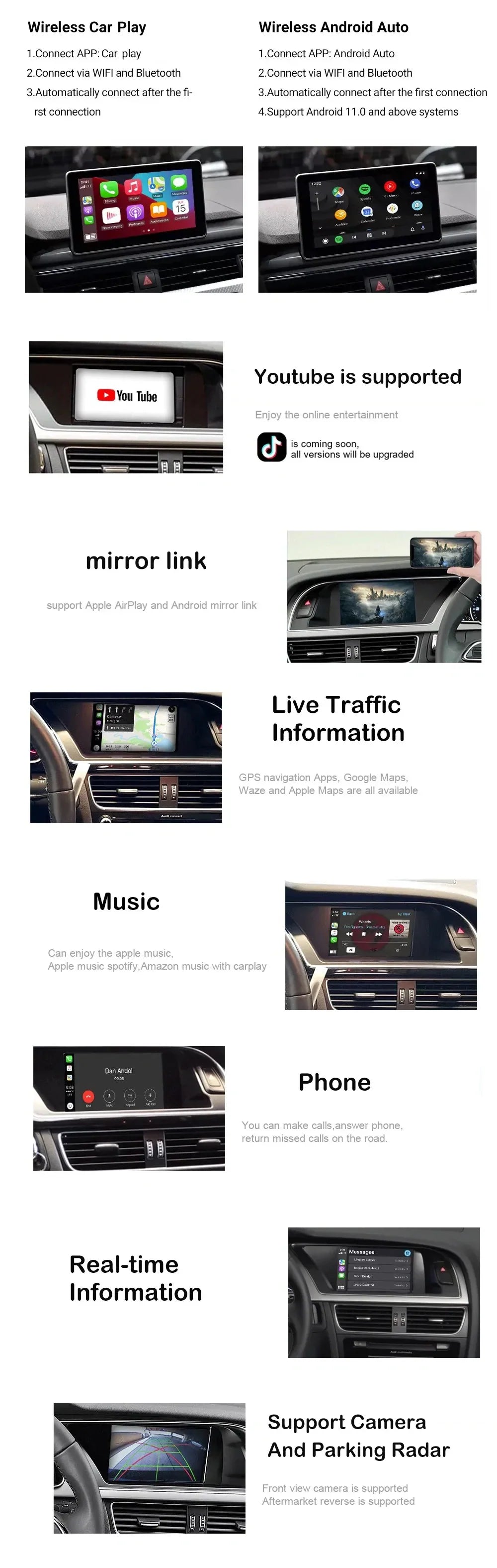 Audi A4/Q5/A5 B8 3G Plus MMI